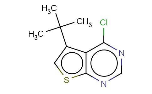 5-TERT-BUTYL-4-CHLOROTHIENO[2,3-D]PYRIMIDINE